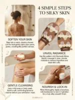 Dunnock Exfoliating Bath Glove – Pack of 2 | 100% Natural Viscose Fiber | Deep Skin Exfoliation for Smooth, Glowing Skin | Removes Dead Skin, Reduces Ingrown Hairs | Suitable for All Skin Types - Brown Polka - Image 7