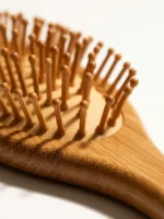 Dunnock Natural Bamboo Hair Brush Set of 2 – Eco-Friendly Oval Wooden Brush & Comb for Detangling Scalp Massage & styling hair brush Hair Growth, Plastic-Free Hair Care for Men & Women - Image 3