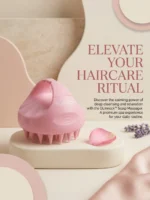 Dunnock Scalp Massager for Hair Growth, Soft Silicone Scalp Scrubber Shampoo Brush for Exfoliation, Dandruff Removal Head Massage Stress Relax, Wet & Dry Use for Thick Thin Curly Hair Care, Pink - Image 8